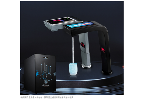 宮黛 GD-CROSS III 新櫥下全智慧互動式冰冷熱三溫飲水機(紳士銀/睿智黑)GD濾心+基本安裝產品圖