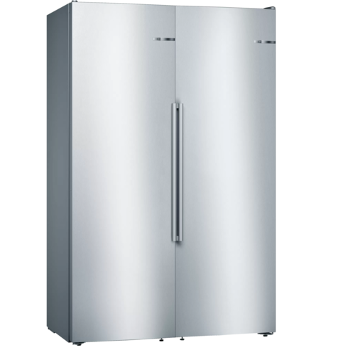 BOSCH博世對開冰箱-GSN36AI33D+KSF36PI33D不鏽鋼(電壓:220V)+基本安裝產品圖