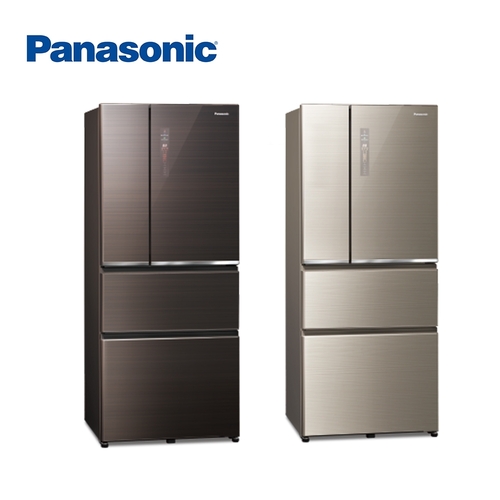 Panasonic國際610L四門變頻玻璃冰箱NR-D611XGS-N/T+基本安裝產品圖
