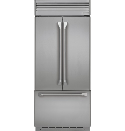 美國GE奇異 Monogram 609L崁入式法式門冰箱-不銹鋼ZIPP360N產品圖