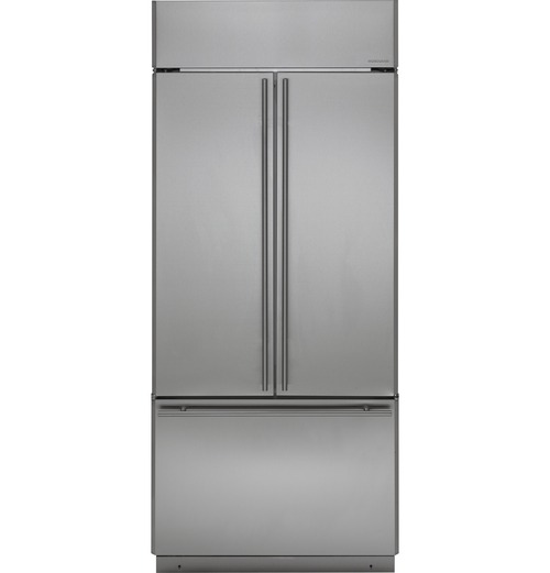 美國GE奇異 Monogram 609L崁入式法式門冰箱-不銹鋼ZIPS360DNN產品圖