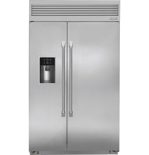 美國GE奇異Monogram 崁入式對開門冰箱旗艦不鏽鋼雙門對開冰箱 深度61公分型號:ZISP480DSS請來電詢價產品圖