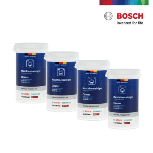 Bosch 洗衣機清潔粉/德國製造(200g罐裝x4入)  |產品專區|低泡沫洗衣粉/精