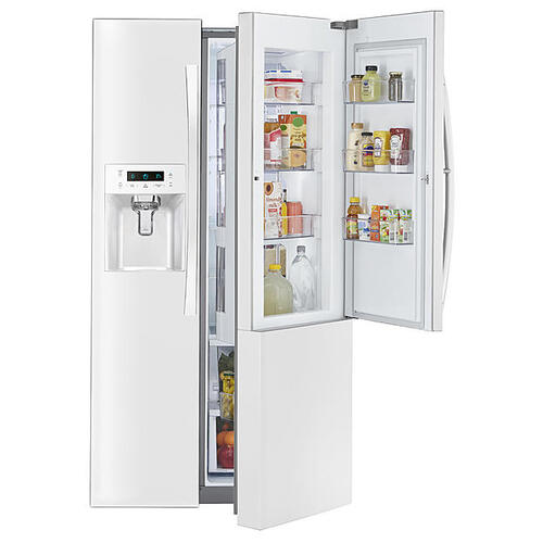 Kenmore 楷模 對開冰箱門外取水/製冰 702公升 純白色 51862+基本安裝示意圖
