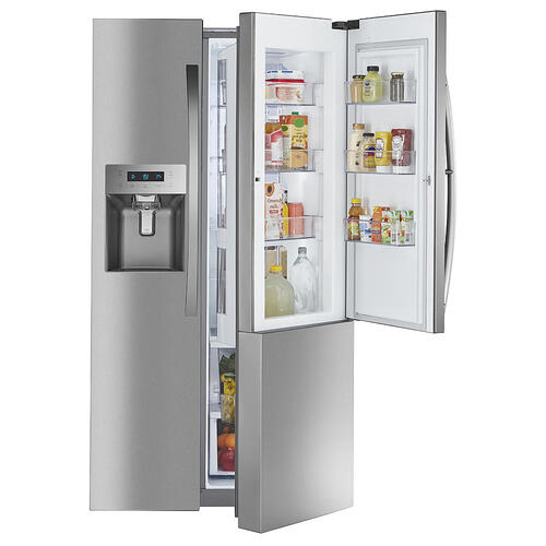 Kenmore 楷模 對開冰箱 門外取水/製冰 702公升 不鏽鋼門板51863+基本安裝示意圖