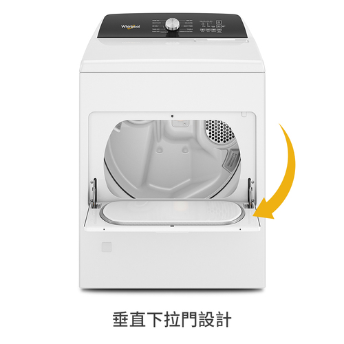 惠而浦Whirlpool第六感智能乾衣科技12公斤直立式下拉門快烘瓦斯型乾衣機8TWGD5010PW+基本安裝  |產品專區|進口烘衣機|Whirlpool惠而浦乾衣機