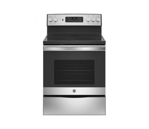 GE 奇異 電能型 爐連烤 不銹鋼五口 JB655SLSS（單向三線）產品圖