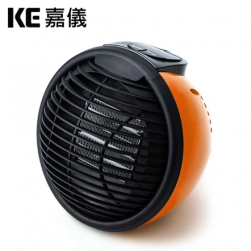KE嘉儀輕巧型PTC陶瓷電暖器 藍色 KEP-08M示意圖