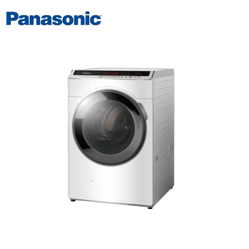 Panasonic國際牌 18公斤 洗脫變頻滾筒洗衣機 NA-V180HW-W 冰鑽白+基本安裝示意圖