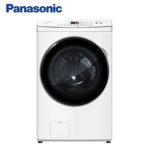 Panasonic國際牌 19KG滾筒洗脫晶鑽白洗衣機NA-V190MW-W+基本安裝產品圖