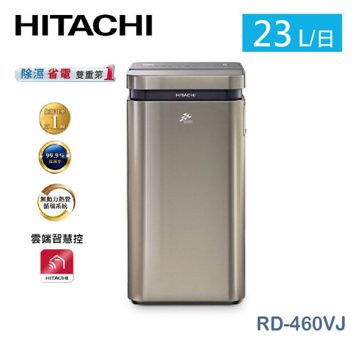 HITACHI 日立23公升《超變頻-高效型》除濕機RD-460VJ(隱霧鈦)  |產品專區|生活家電|HITACHI 日立除濕機