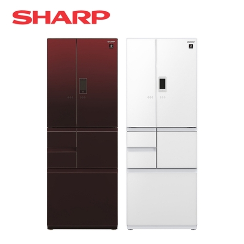 SHARP 夏普502公升 六門對開冰箱 SJ-GX50ET-R/W示意圖