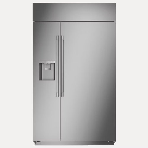【GE奇異】Monogram 852L大容量崁入式取冰取水對開門冰箱/不銹鋼  ZISS480DNSS+基本安裝(預購) 加Line ID:@ye888優惠價