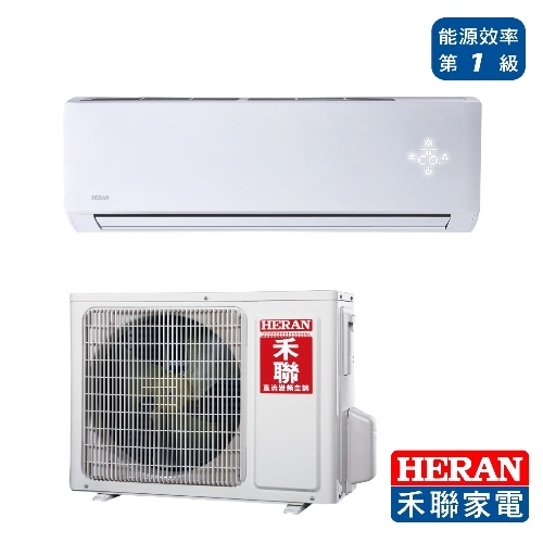HERAN R32 1對1變頻冷暖空調HI-GF23H HO-GF23H+基本安裝產品圖